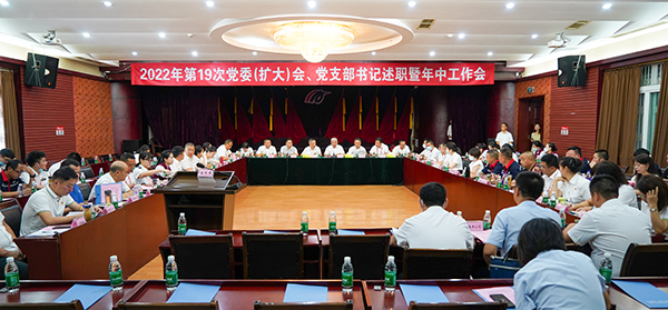 綿陽機(jī)場召開2022年第19次黨委（擴(kuò)大）會、黨支部書記述職暨年中工作會.jpg
